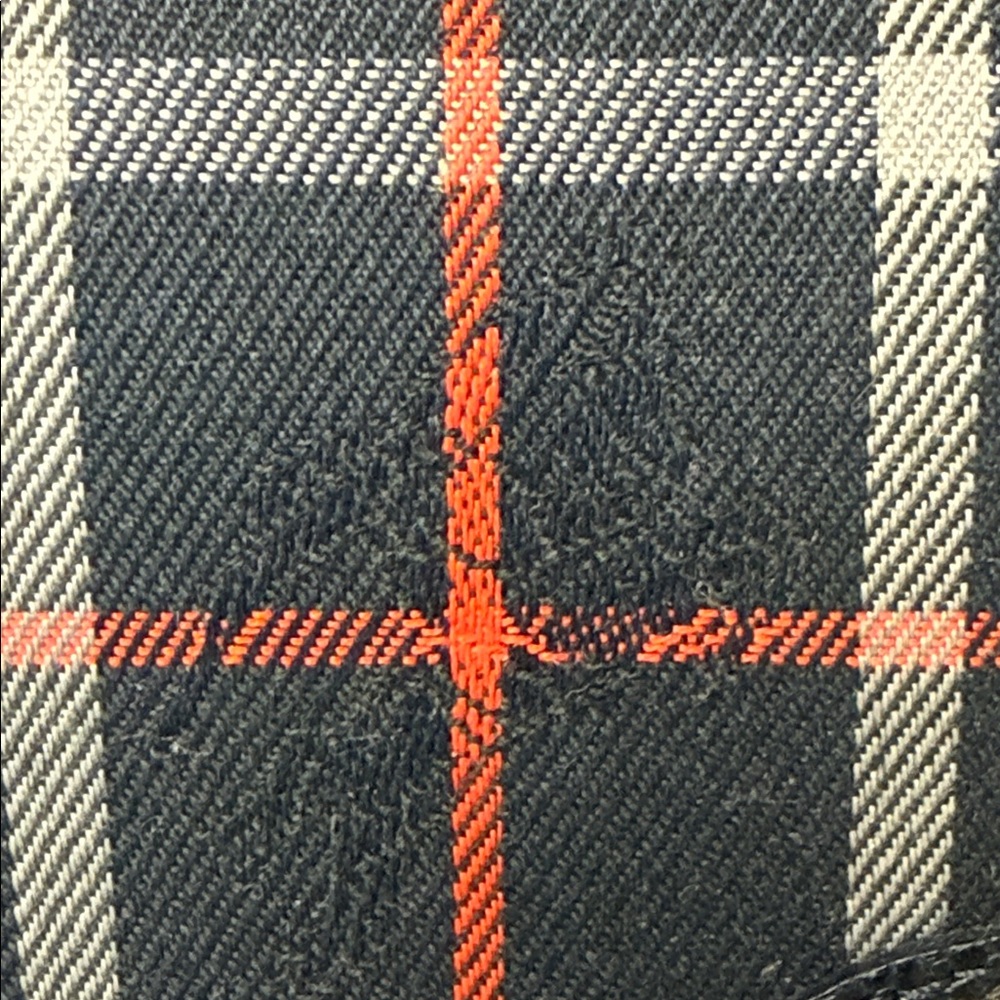 Vintage Burberry Nova Check Crest Long Wallet 90s Canvas Plaid Navy - Picture 3 of 9